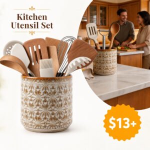 Ceramic Kitchen Utensil Holder