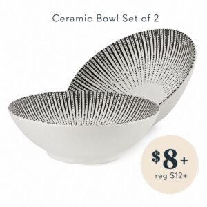 Ceramic Bowl Set of 2
