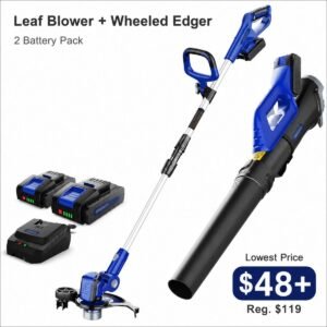 Leaf Blower, Wheeled Edger