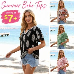 Summer Boho Tops