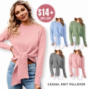 Casual Knit Pullover