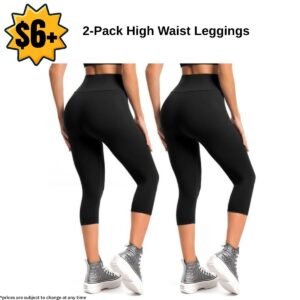 2 Pack High Waist Leggings