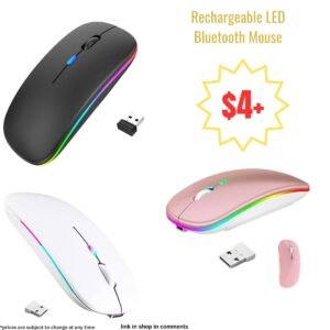 Rechargeable LED Bluetooth Mouse