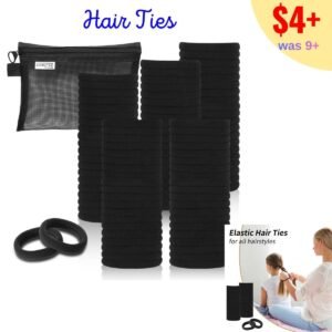 Black Hair Ties