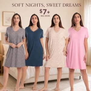 Lace Trim Nightgown