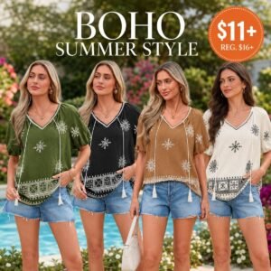 Summer Boho Tops