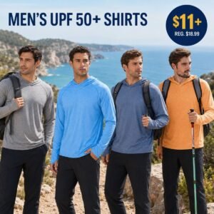 Mens UPF 50+ Fishing Shirts