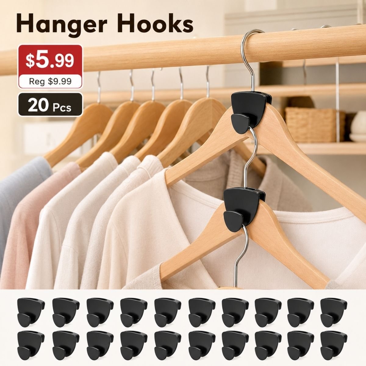 Hanger Hooks 20Pcs