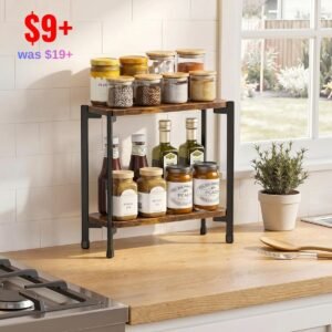 2 Tier Spice Rack Organizer