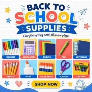 All Back to School Supplies in one place