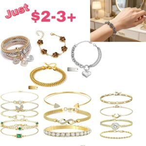 18K gold-plated bracelet sets