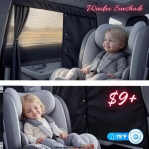 Upgraded Dual-Layer Window Sunshade