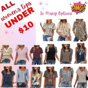 Women's tops UNDER $10