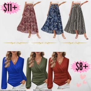 Long Sleeve Blouses | Flowy Western Maxi Skirts
