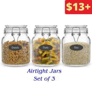 Airtight Glass Jars