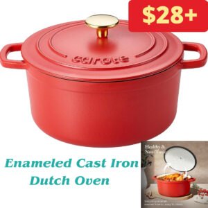 Enameled Cast Iron Dutch Oven