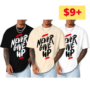 Men's Never Give Up T Shirt