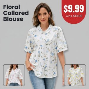 Boho Floral Casual Tops
