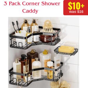 3 Pack Corner Shower Caddy