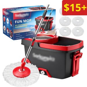 Spin Mop and Bucket Set