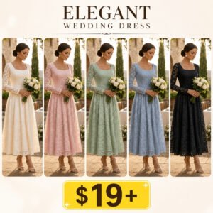 Women's Fall Wedding dress