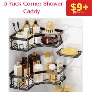 3 Pack Corner Shower Caddy
