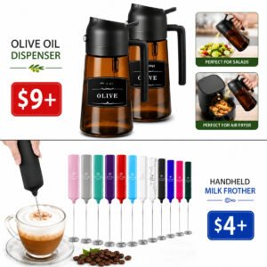 Milk Frother | 2 Pack Oil Sprayer