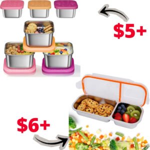 Stainless Steel Snack Containers
