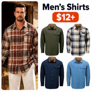Men's Cotton Flannel Shirts