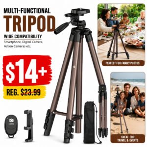 Tripod with Wireless Remote