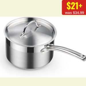 3 Quart Stainless Steel Saucepan