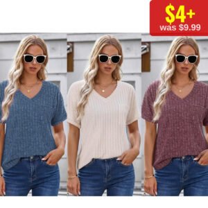 Womens V Neck Tops
