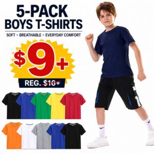 5 Pack Boys Shirts