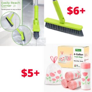 Grout Cleaner Brush |  Trash Bags