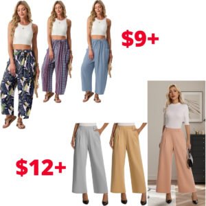 Women's wide legged pants