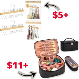 Closet Organizers | Travel Makeup Bag 2pcs