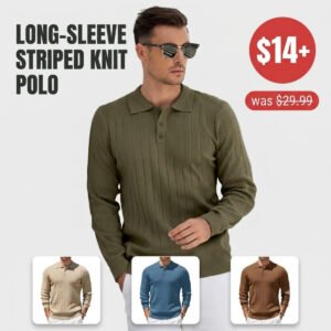 Mens Knit Polo Shirts