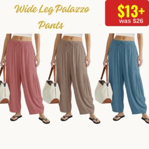 Wide Leg Palazzo Pants