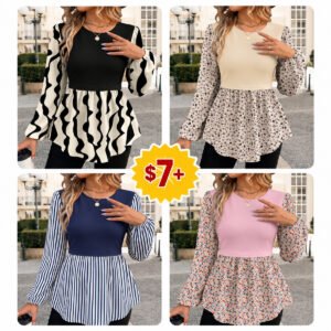 Long Sleeve Tunic Tops