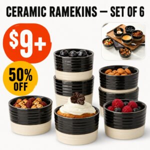 Ceramic Ramekins Set of 6