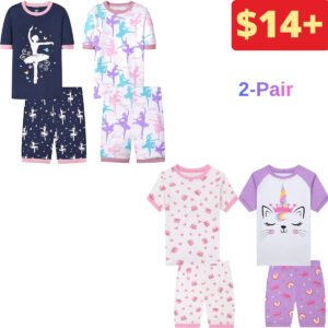 Girls Pure Cotton Summer Pjs