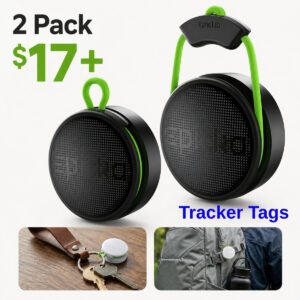 Tracker Tags with Adjustable Strap