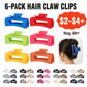 4 Inch Big Hair Claw Clips
