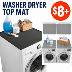 Washer Dryer Top Protector Mat