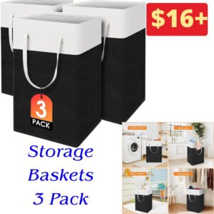 Laundry Basket 3-Pack