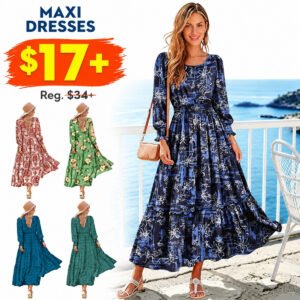 Women Fall Floral dress