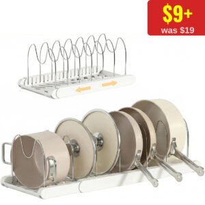 Expandable Pots and Pans Organizer