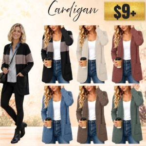 Womens Long Sleeve Cardigan