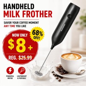 Rechargeable Milk Frother
