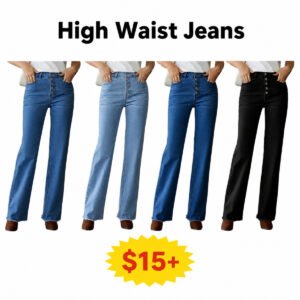 Womens Wide Leg Jeans